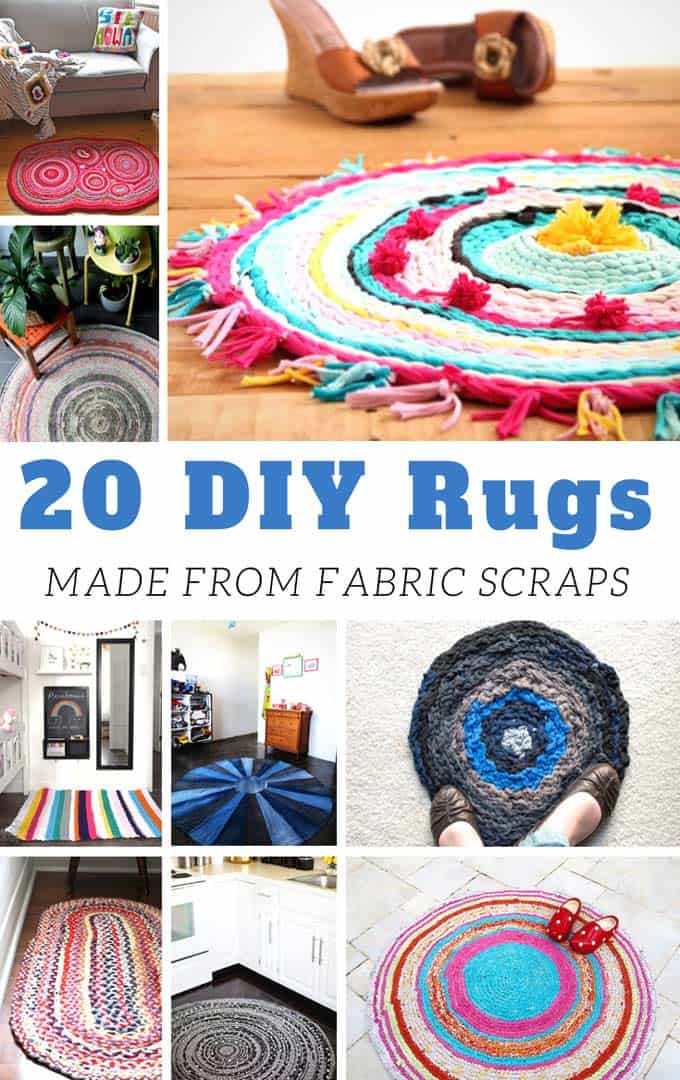 20 DIY Rugs Made From Fabric Scraps - Design Dazzle