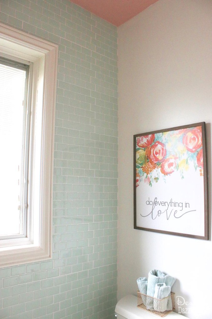 Tiling doesn't have to be difficult! As part of my bathroom remodel I'm showing you how I used Tic Tac Tiles to make my tiling process easy peasy! | Design Dazzle Tiling doesn't have to be difficult! As part of my bathroom remodel I'm showing you how I used Tic Tac Tiles to make my tiling process easy peasy! | Design Dazzle