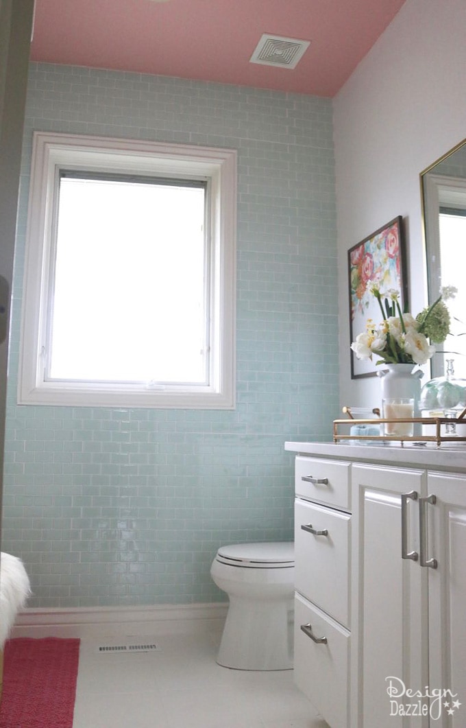 Tiling doesn't have to be difficult! As part of my bathroom remodel I'm showing you how I used Tic Tac Tiles to make my tiling process easy peasy! | Design Dazzle Tiling doesn't have to be difficult! As part of my bathroom remodel I'm showing you how I used Tic Tac Tiles to make my tiling process easy peasy! | Design Dazzle