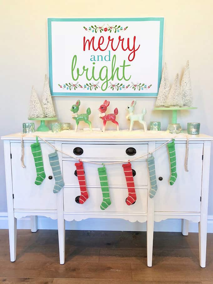 These Fun and Festive Merry and Bright Christmas Printables are the perfect addition to your Christmas gifts, parties, and decor this year!