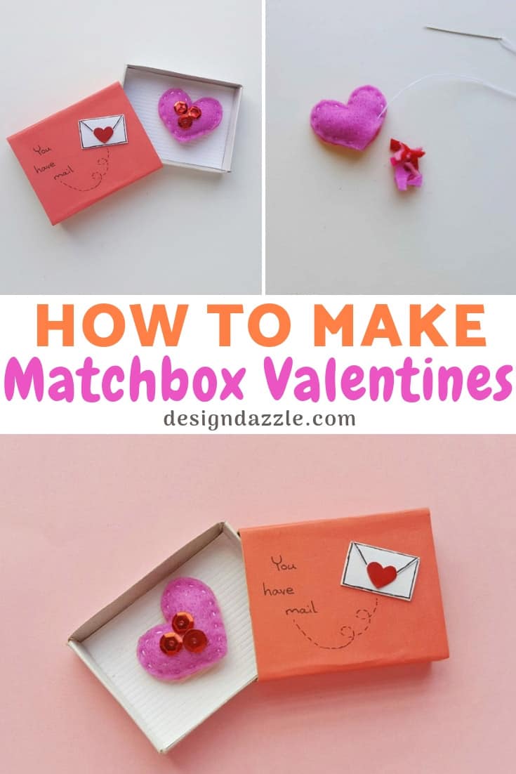 How to make matchbox valentines 1