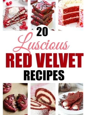 Red velvet recipes text