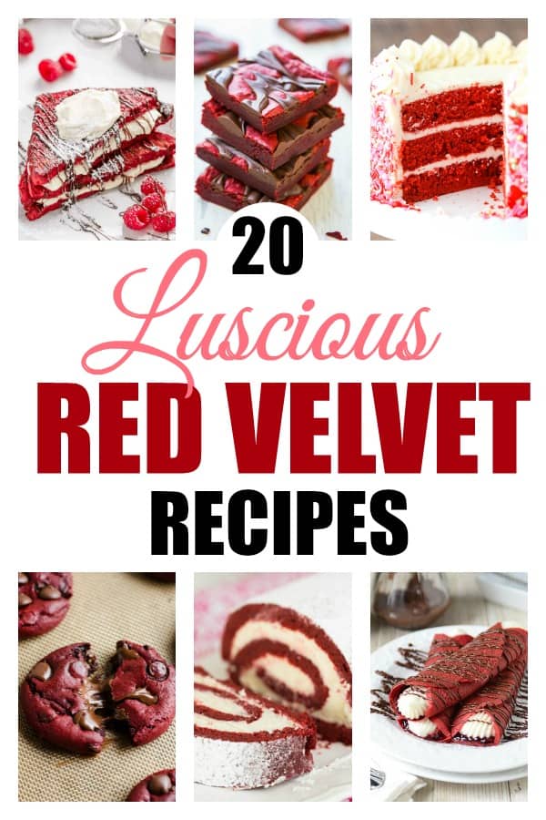 Drool over these luscious red velvet recipes! You'll love the rich red color that's really so tempting! Get some great ideas for your Valentine Day dessert!