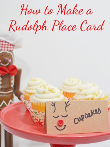 Rudolph place card