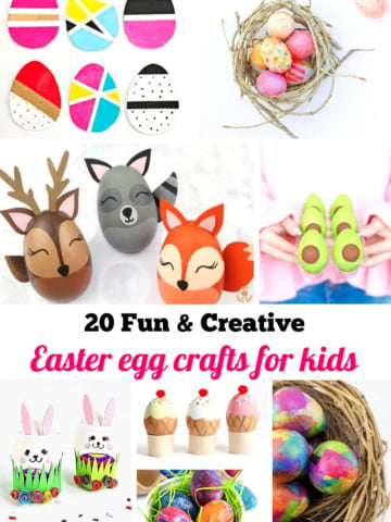 20 fun creative easter egg crafts for kids pinterest 1