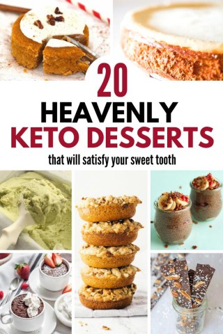 20 heavenly keto desserts that will satisfy your sweet tooth