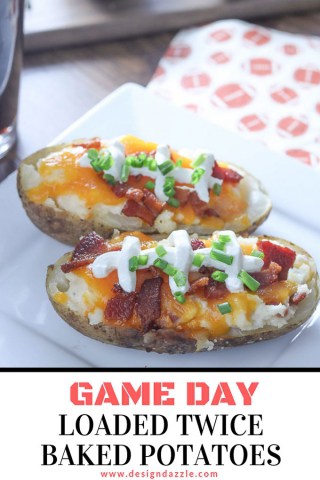 Game day loaded twice baked potatoes pinterest 1