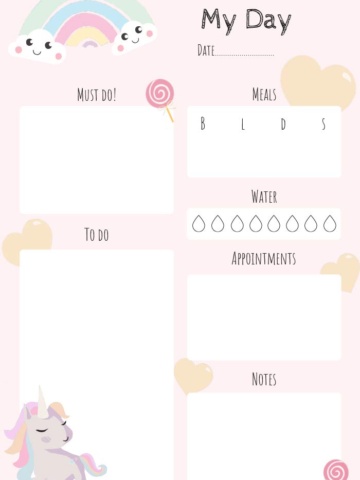 Unicorn planner