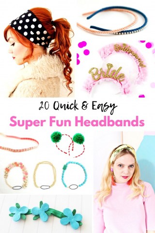 20 quick easy super fun headbands pinterest 1