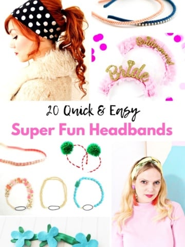 20 quick easy super fun headbands pinterest 1