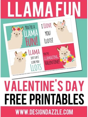 Llama valentine cards pinterest 1