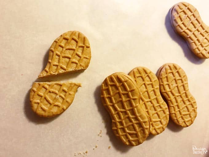Oh my these Nutter Butter cookie hearts will melt your heart! I love how clever they were created and that they are super quick and easy too! Check them out! - Design Dazzle