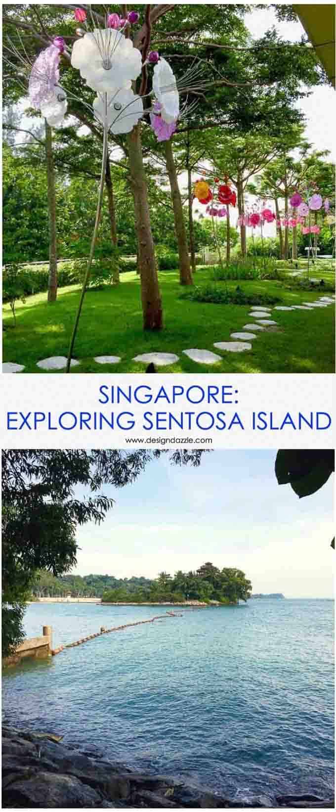 Sentosa is an island resort off Singapore’s southern coast. It’s a man-made themed park-like recreation island. Read all about the fun we had on this Island in this post! | Design Dazzle