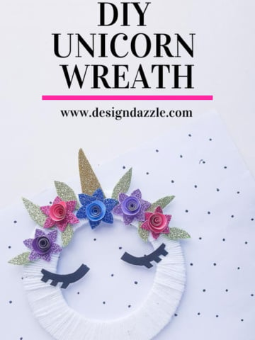 Unicorn wreath pinterest 1