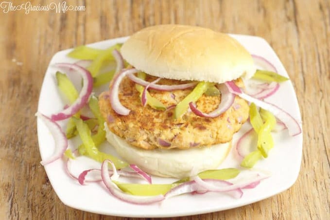 Salmon burgers