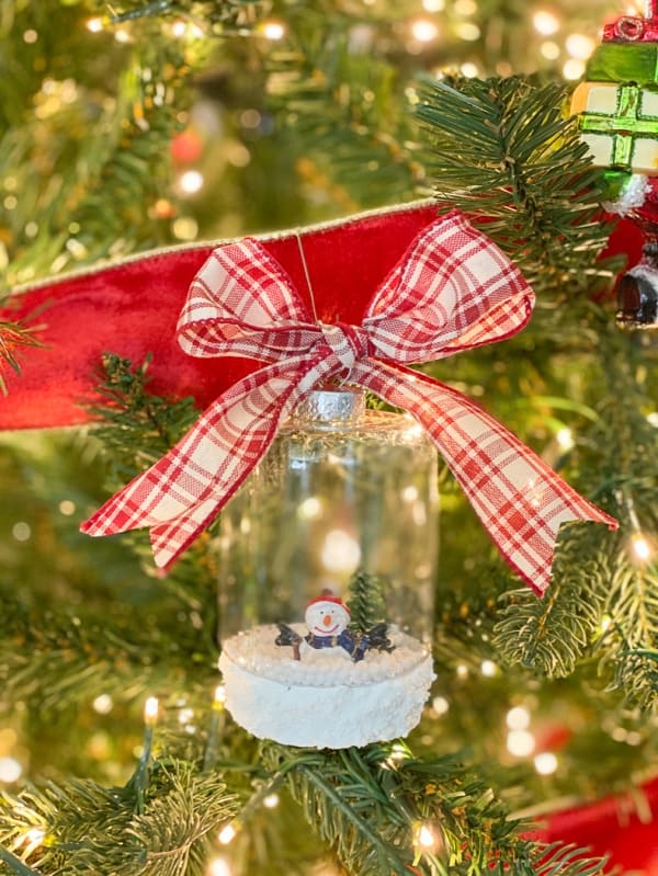 Everyday party magazine diy snowglobe ornaments