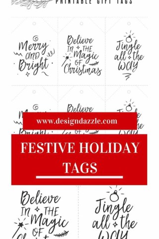Holiday tags