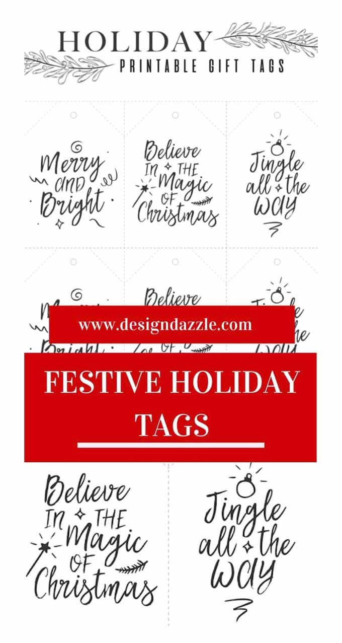 Holiday tags