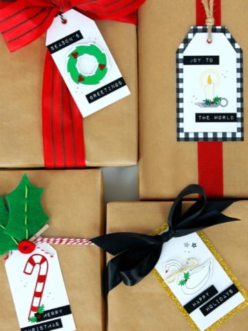 Spectacular gift tags by piggy bank parties 1