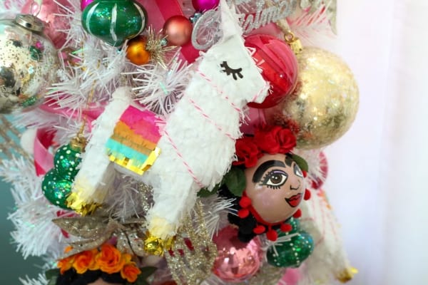 Frida kahlo handmade ornaments christmas tree 17