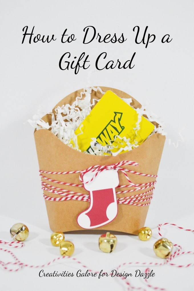 How to Dress Up a Gift Card Creativities Galore for Design Dazzle