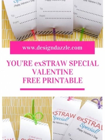 Exstraw special valentine! Free printable