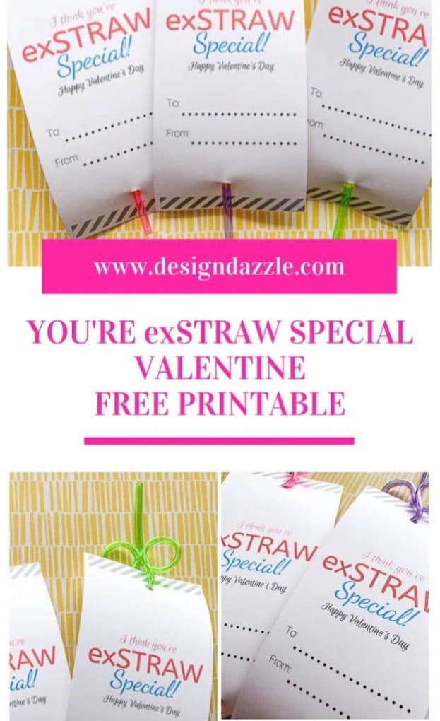 Easy Valentine's Day Printables, Crafts, and Recipes - Design Dazzle