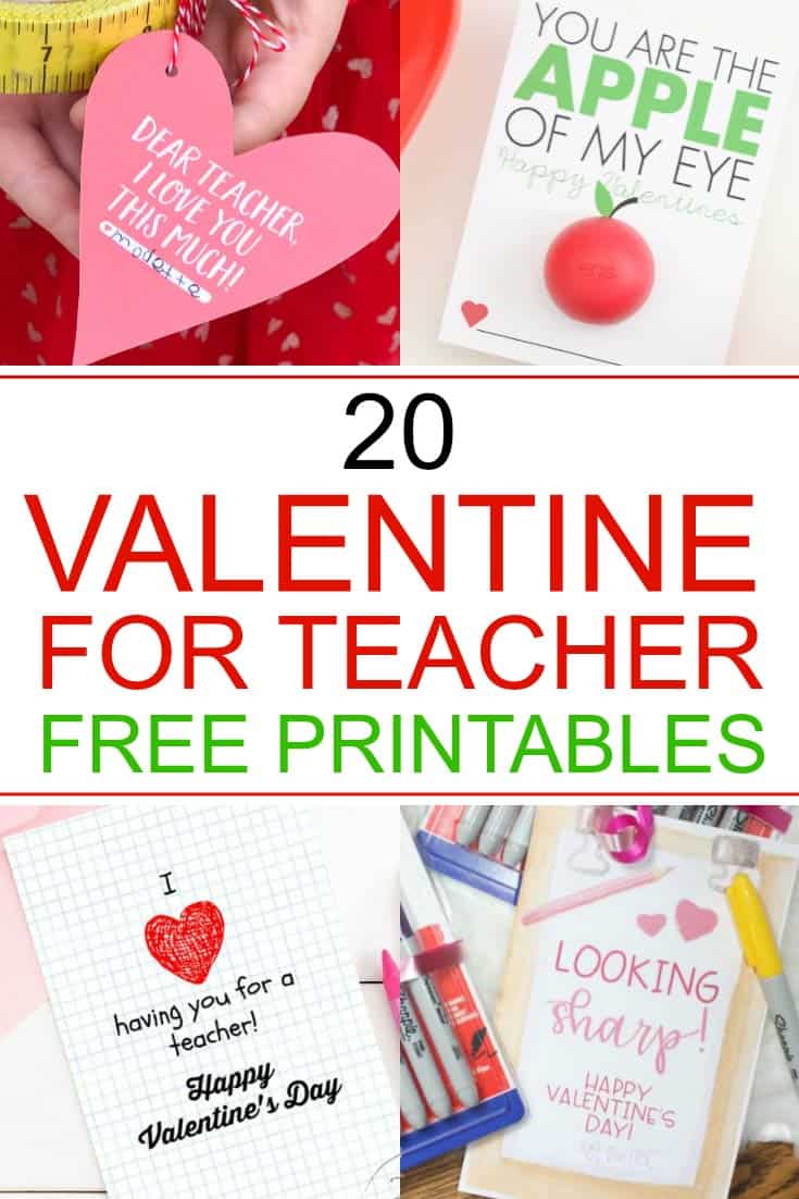 Free Valentine Teacher Printables Design Dazzle
