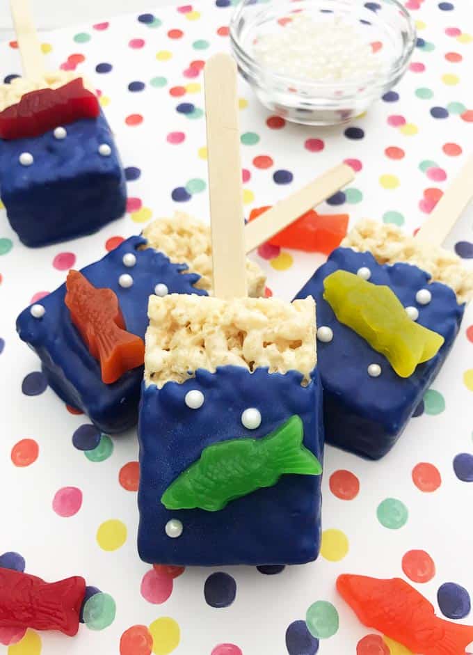 Fishy rice kirspie treats 2 1