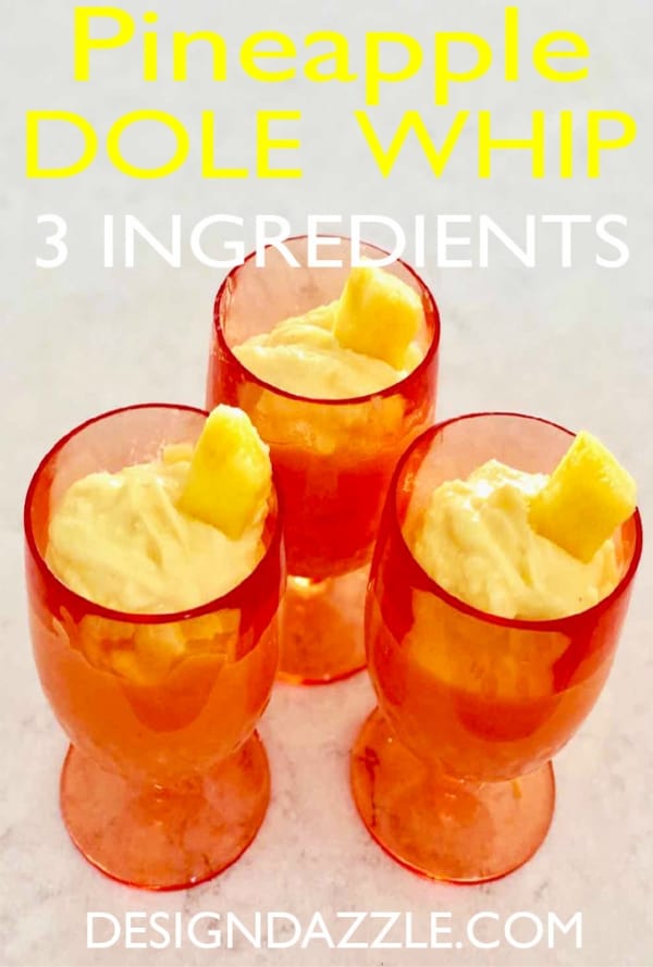 Pineapple Dole Whip 3-Ingredient Recipe