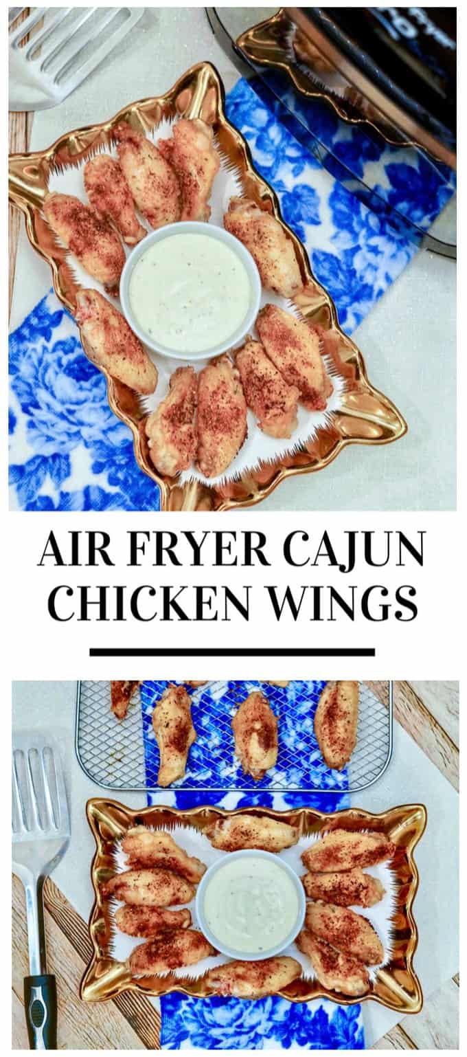 Cajun air fryer wings pinterest 1