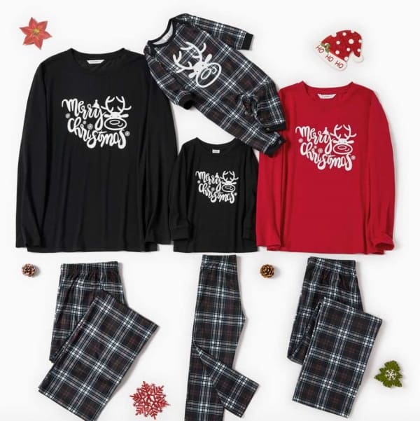 Black/white and red Christmas Pajamas