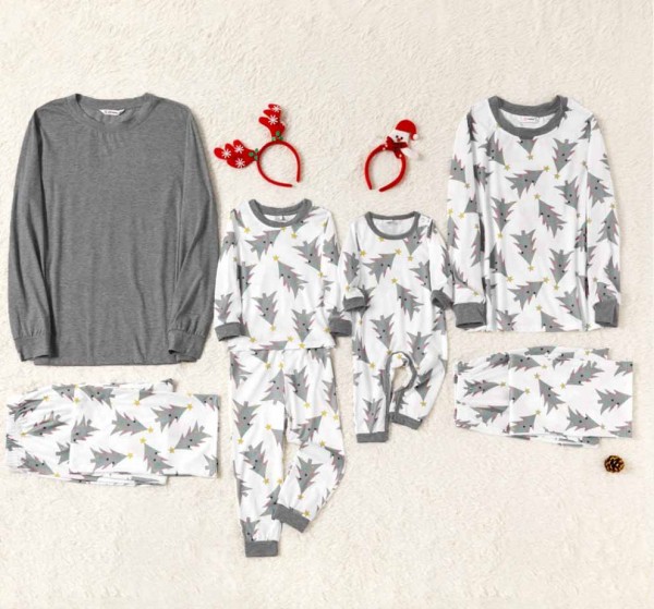 Grey and White Tree Pajamas