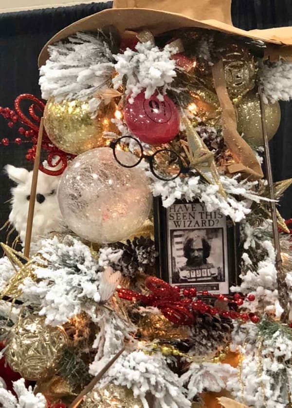 Harry Potter Themed Christmas Tree