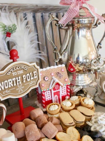 North Pole Christmas Dessert Board