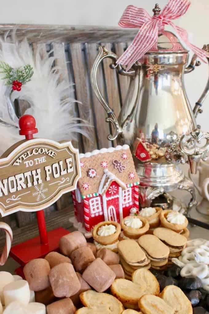 North Pole Christmas Dessert Board