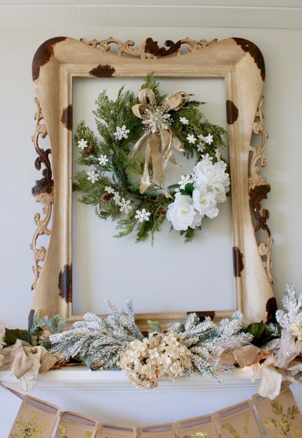 How to Decorate a Holiday Mantel