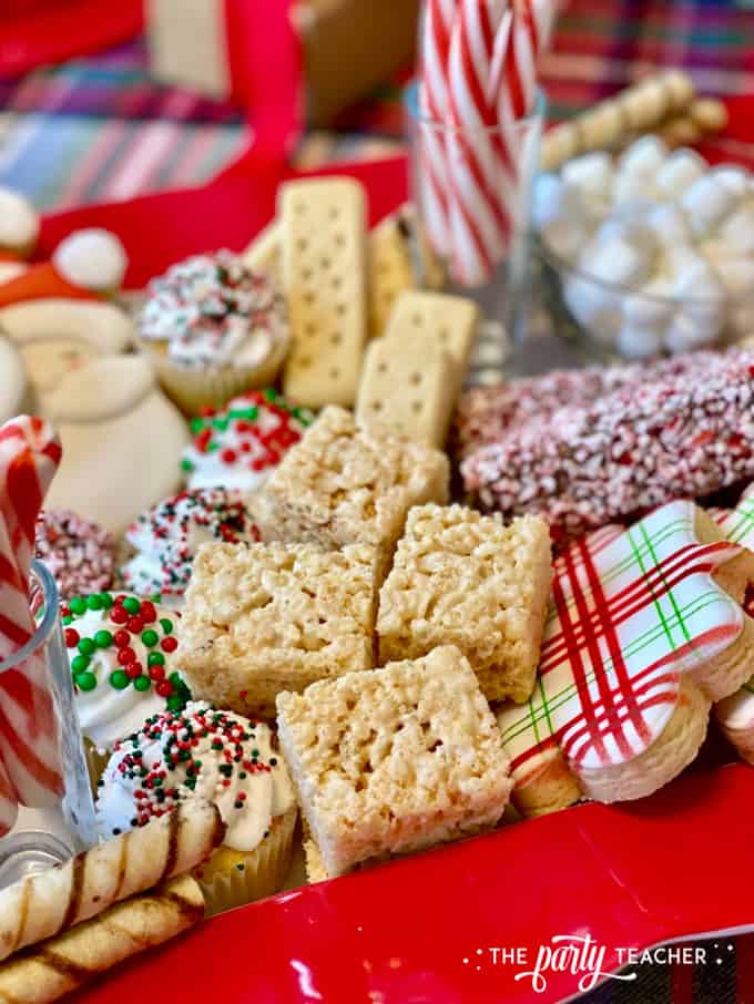 Christmas charcuterie board by the party teacher 16