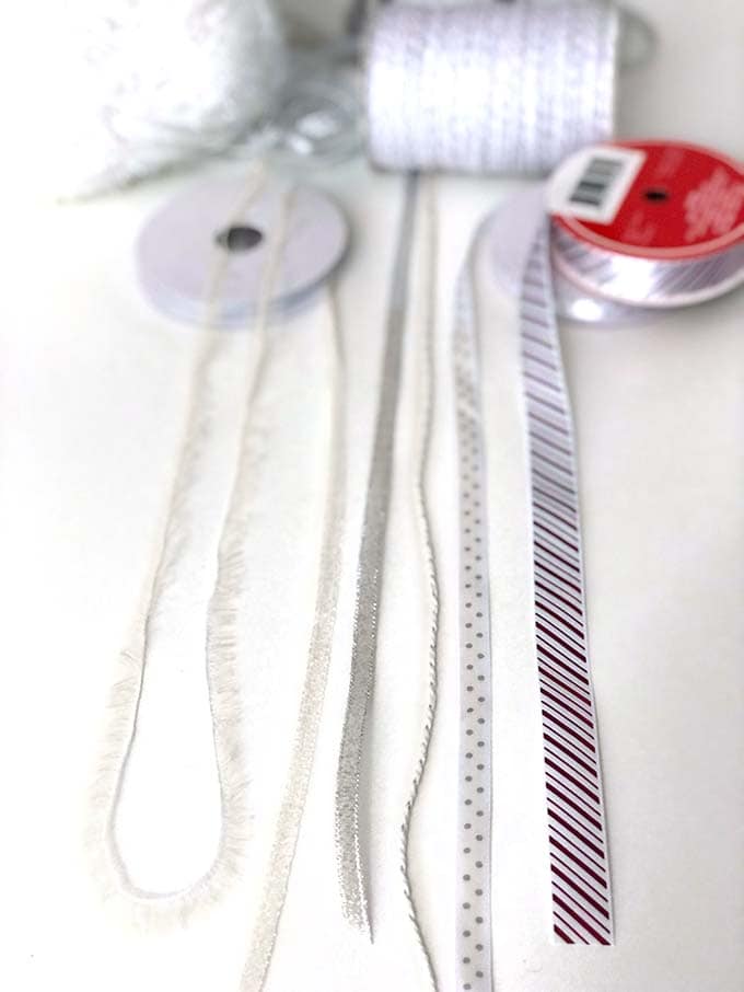 Ribbons for Santa's magic key tassel