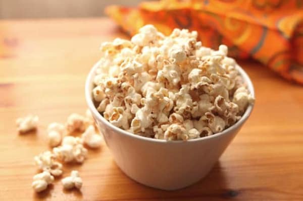 homemade popcorn savory or sweet