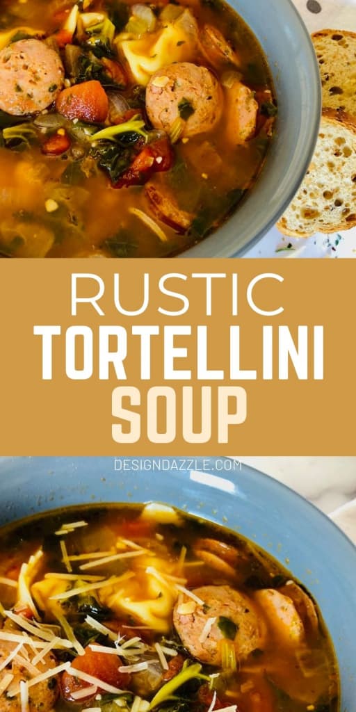 Rustic Tortellini Soup
