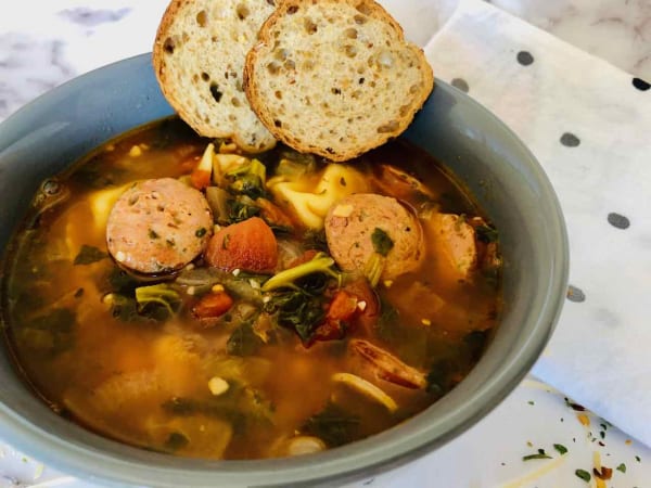 Delicious Tortellini Soup recipe!