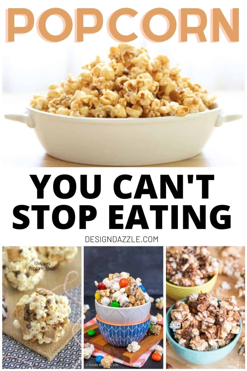 Popcorn You Can't Stop Eating Design Dazzle