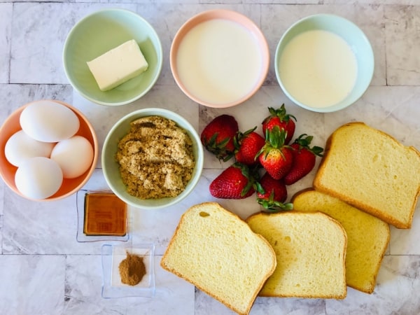 Strawberry french toast bake 1