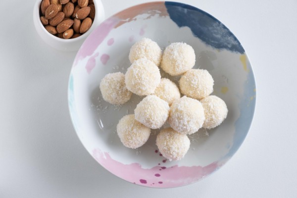 White chocolate coconut truffles 5 1