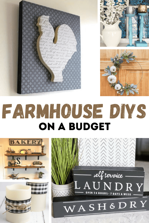 20 easy farmhouse diys on a budget