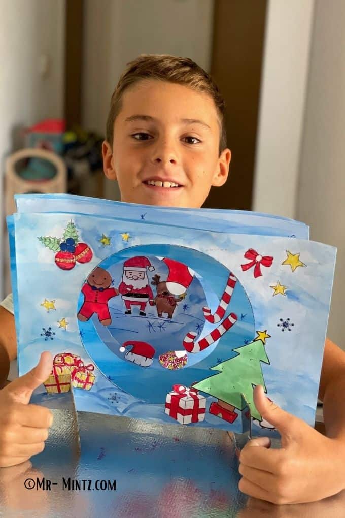 Creative and Easy 3D Christmas Craft for Kids