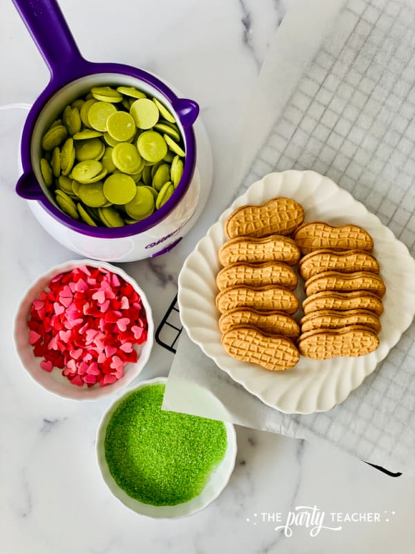 Grinch Nutter Butter Cookies Recipe by The Party Teacher 1