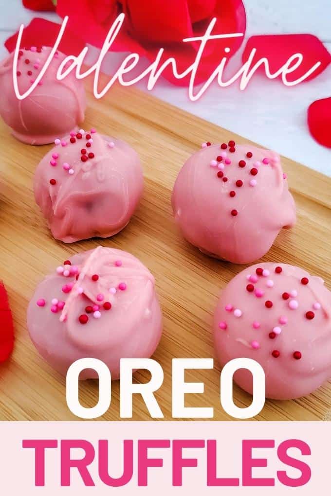 No Bake Valentine’s Oreo Truffles!