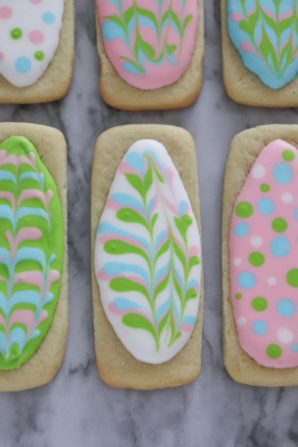 Sugar Cookie Easter Eggs Set Three 6